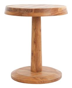 Light & Living Bijzettafel Nalagu Mangohout, Ø46cm - Naturel