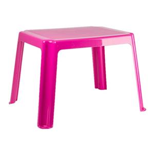 Forte Plastics Kunststof Kindertafel Roze 55 X 66 X 43 Cm - Bijzettafels