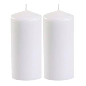 Conpax Candles 2x Stompkaarsen Wit 10 Cm tompkaarsen