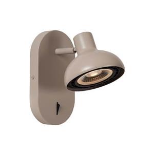 Lucide SENSAS - Wandspot - 1xES111 - Beige