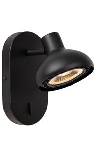 Lucide Wandleuchte Sensas in Schwarz GU10