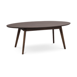 Rowico Home Yumi ovale houten salontafel donker hout - 130 x 65 cm