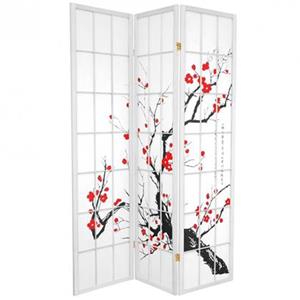 Fine Asianliving Japanse Kamerscherm B135xH180cm 3 Panelen Shoji