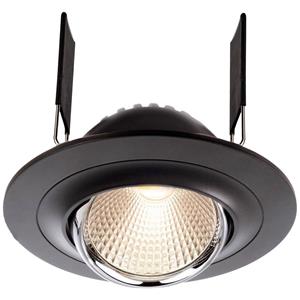 Deko Light 565201 Saturn LED-inbouwlamp Energielabel: G (A - G) LED vast ingebouwd 7 W Zwart