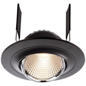 dekolight Deko Light 565201 Saturn LED-Einbauleuchte EEK: G (A - G) LED fest eingebaut 7W Schwarz