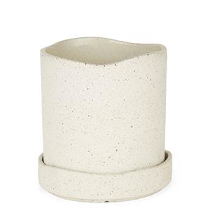 Ferm Living Uneru Pflanztopf Ø 13 cm Weiß