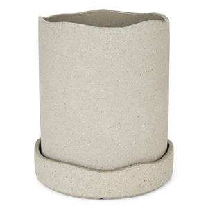 Ferm Living Uneru Pflanztopf Ø 16 cm Weiß