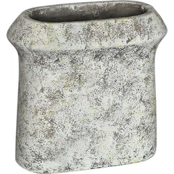 PTMD Nimma Bloempot - 30 x 15 x 28 cm - Cement - Grijs