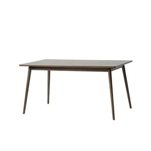 Olivine Boas verlengbare houten eettafel gerookt eiken - 150 x 90 cm