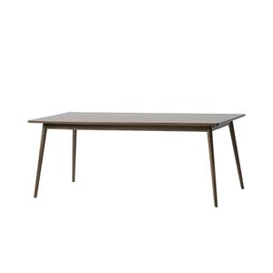 Olivine Boas verlengbare houten eettafel gerookt eiken - 190 x 90 cm