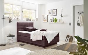 Ed Exciting Design Boxspringbett Covina B, (4 St.), inkl. einem schwebenden Bettkasten