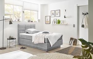 Ed Exciting Design Boxspringbett Covina B, (4 St.), inkl. einem schwebenden Bettkasten