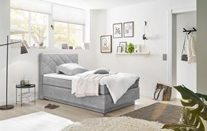 Ed Exciting Design Boxspringbett Covina C, (4 St.), inkl. einem schwebenden Bettkasten