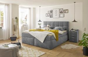 Ed Exciting Design Boxspringbett Michigan, Duo-Matratze - mit Kokosmatte, Filzabdeckung