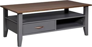 Inter Link FSC Couchtisch Westerland mit 1 Schublade - Kiefer Massivholz