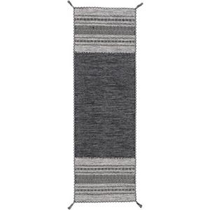 carpetfine Läufer "Kelim Azizi", rechteckig, Baumwolle, Wendeteppich mit Fransen, Wohnzimmer