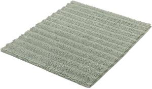 Kleine Wolke Badematte Yara, Höhe 5 mm, fußbodenheizungsgeeignet-beidseitig nutzbar, Badteppich, Uni Farben, gestreift, waschbar
