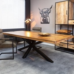 Starfurn Eettafel Denver 160 cm | Rechthoek | Matrixpoot