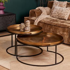 Starfurn Salontafel set Puck | Goud