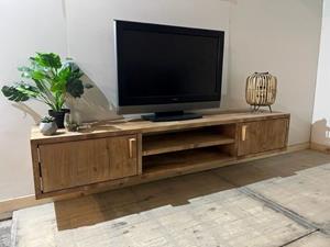 Het Steigerhouthuis Steigerhouten TV Meubel Zwevend - 130 x 40 x 40 cm