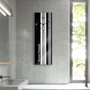 Bruno Banani Wandklok Stripes auf Glas