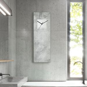 Bruno Banani Wandklok Beton op glas analoog, 20 cm