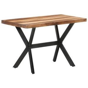 VidaXL Eettafel 120x60x75 cm massief hout met honingkleurige afwerking