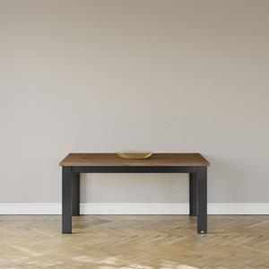 set one by Musterring Eettafel York in 3 kleurvarianten en 4 maten verkrijgbaar, met eiken plaat