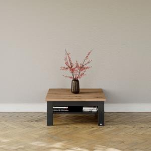 set one by Musterring Salontafel York Type 64 en 65, in 3 kleurvarianten, met plank, twee maten