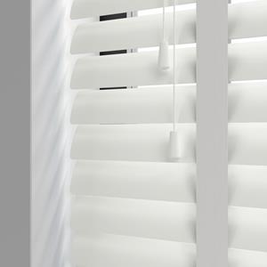 Kolorama Aluminium jaloezie met ladderband - Sneeuw Mat