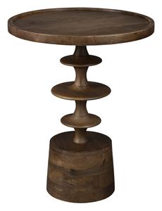 Dutchbone Ronde Bijzettafel Cath Mangohout, 46cm - Bruin