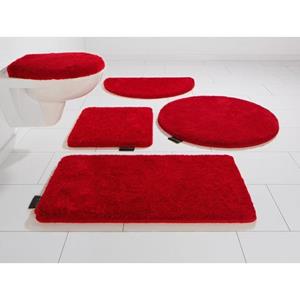 Badematte Lana Bruno Banani, Höhe 25 mm, rutschhemmend beschichtet, fußbodenheizungsgeeignet, Polyacryl, rechteckig, 3-tlg. Stand-WC Set, Badteppich, unifarben, auch als 3 teiliges Set & ru