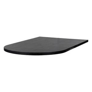 Woood Onderdeel Tafelblad Rond Tablo Lungo - Essen - Zwart - 5x210x120