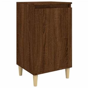 vidaXL Nachttisch Nachttisch Braun Eichen-Optik 40x35x70 cm Holzwerkstoff (1-St)