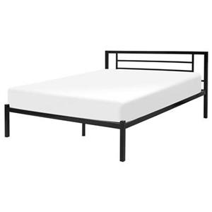 Beliani CUSSET Bed Zwart 140x200