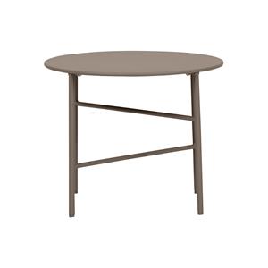 Lisomme Mila metalen tuin salontafel taupe - Ø50 cm