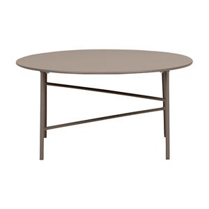 Lisomme Mila metalen tuin salontafel taupe - Ø70 cm