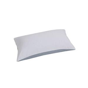 Yumeko kussensloop katoen tencelâ¢ double face white stripe/blue