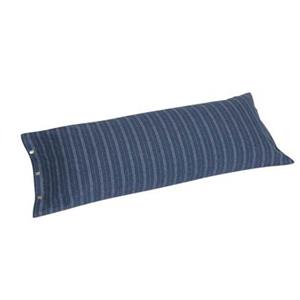 Yumeko kussensloop velvet flanel denim blue stripe 40x80