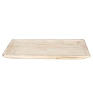 Clayre & Eef Decoratief Dienblad 51x32x4 cm Bruin Hout Rechthoek