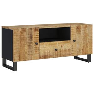 vidaXL TV-Schrank TV-Schrank 105x33,5x46 cm Massivholz Mango & Holzwerkstoff