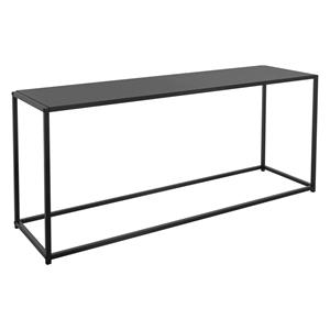 ML-Design Salontafel 115x32x50,5 Cm Zwart Metaal Ml Design