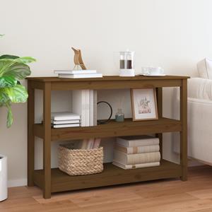 Vidaxl Konsolentisch Honigbraun 110x40x74 Cm Massivholz Kiefer