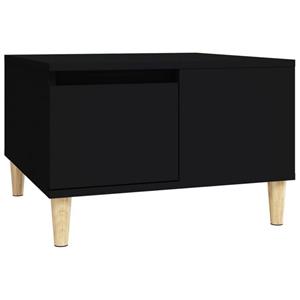 VidaXL Salontafel 55x55x36,5 cm bewerkt hout zwart