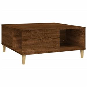 vidaXL Couchtisch Couchtisch Braun Eichen-Optik 80x80x36,5 cm Holzwerkstoff (1-St)