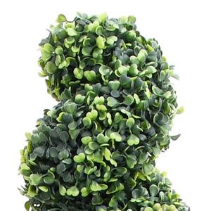 vidaXL Kunstplant met pot buxus spiraal 100 cm groen