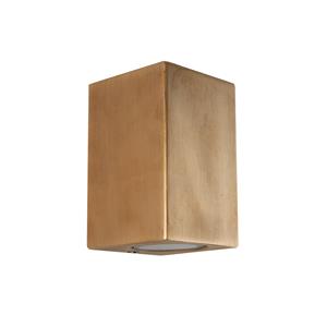 KS Verlichting Buitenlamp Geo Down Messing wandlamp buiten