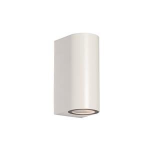 QAZQA Wandlamp buiten baleno - Wit - Modern - L 6.8cm