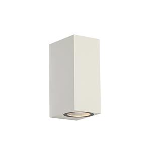 QAZQA Wandlamp buiten baleno - Wit - Modern - L 6.8cm