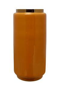 Kayoom Vase Art Deco 455 Gelb Gold